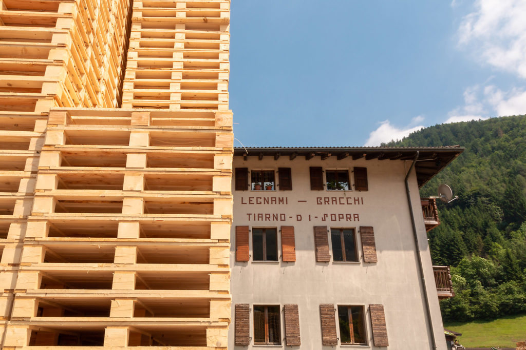 Produzione pallets in legno - Legnami Bracchi